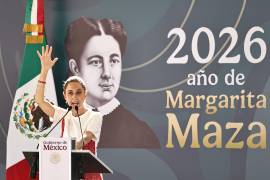 El tren conectará la Ciudad de México con la frontera norte, pasando por Saltillo, afirmó la presidenta en su visita a la capital coahuilense.