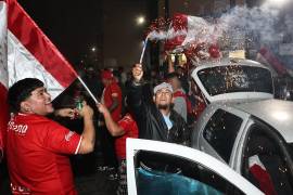Aficionados del Toluca se concentraron en el Centro Histórico de Saltillo para celebrar el bicampeonato de la Liga MX.