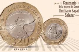 Circula en México nueva moneda de 20 pesos