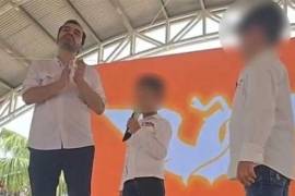 Dos menores participaron como oradores en mitin de Álvaez Máynez en Campeche