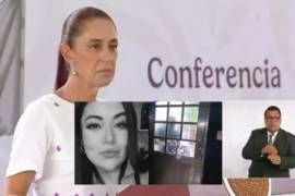 La madre de la víctima logró acercarse a la presidenta cuando salió de las instalaciones de Astilleros de Marina tras su mañanera.
