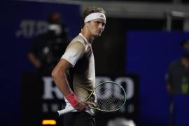 El tenista alemán Alexander Zverev reaccionó de forma inesperada ante las marcaciones del juez.
