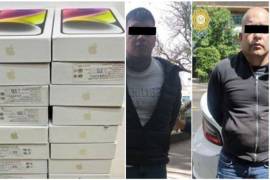 Tras una persecución, los agentes policiales recuperaron 185 teléfonos celulares, dos tabletas y cinco relojes