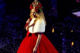 Kylie Minogue da la bienvenida a la Navidad en Londres