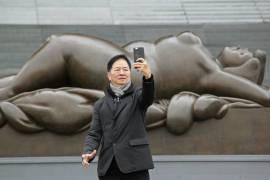 Abre Botero en Shanghái su primera muestra con escultura monumental en China