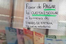 Ningún responsable de la dirección de una escuela debe de administrar las cuotas de los padres de familia.