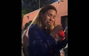 Tania Flores fue agredida durante la trifulca del viernes en Múzquiz.