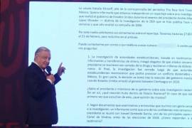 López Obrador dijo que el video podría colocarse nuevamente si se retiraban los datos de Natalie Kitroeff.