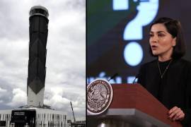 Ana Elizabeth García Vilchis volvió a desmentir que la torre de control del Aeropuerto Internacional Felipe Ángeles (AIFA) esté inclinada.