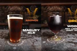 Cervecería Huérfana obtuvo este año las medallas con las variedades Maguey Ale y Wood Red Lager + Pinot Noir.