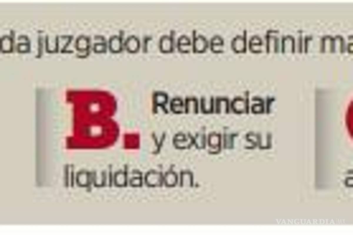 $!Jueces deberán aclarar si declinan participar en la elección