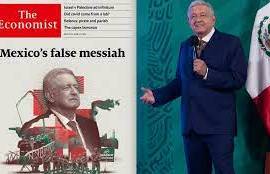 'Majadera y mentirosa': AMLO revira a The Economist tras polémica portada