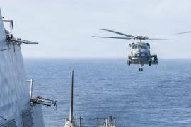 Los helicópteros AH-64 Apache han sido un activo clave para el ejército estadounidense en su lucha por imponer un bloqueo a los envíos de petróleo crudo y buques cisterna iraníes.
