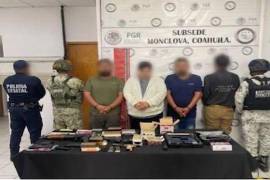 Autoridades federales y estatales aseguraron armas, cartuchos y un vehículo durante las acciones realizadas en Progreso.