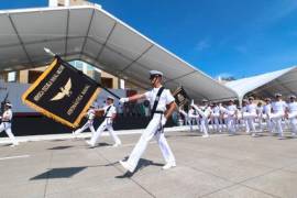 La Secretaría de Marina felicitó a los 284 cadetes por concluir la primera fase de su carrera naval.
