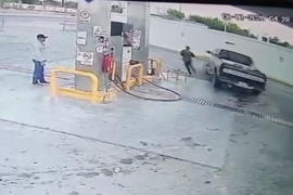 Las cámaras del C2 permitieron ubicar al menor que presuntamente huyó sin pagar una carga de gas en Monclova.