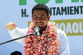 Joaquín Martínez López, quien militaba en el Partido Verde Ecologista de México, fue asesinado la noche de este lunes afuera de su domicilio