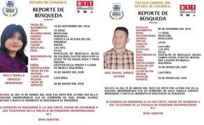 Familias de los menores solicitan apoyo ciudadano para obtener información que ayude a localizarlos.