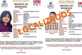 Kelly Orozco y Axel Suárez fueron localizados en Monterrey tras varios días de búsqueda coordinada entre autoridades.