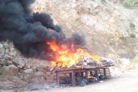 La droga, contenida en 147 bultos tipo costalilla, equivale aproximadamente a 7 millones 11 mil 585 dosis.