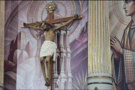 Hace 418 años llegó a la ciudad la escultura del Santo Cristo de la Capilla, sin embargo, son pocos y mínimos los daños que presenta.