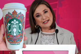 Starbucks aclaró que no colabora en la campaña presidencial de Xóchitl Gálvez.