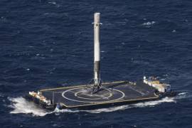 SpaceX logra otro despegue y aterrizaje del cohete Falcon 9