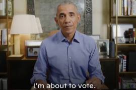 &quot;Acabo de votar por correo por Joe Biden y Kamala Harris&quot; , anuncia Barack Obama en video en Twitter