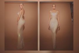 Kim Kardashian sentenció que era “usar este vestido o nada”.