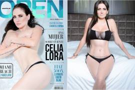 Celia Lora posa para la revista Open