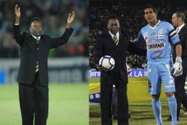 Edson Arantes Do Nascimento “Pelé” durante su visita en el Estadio Corona (TSM), en Torreón.