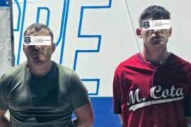 Los detenidos fueron identificados como Octavio V. L., de 32 años y Axel A. A., de 30 años.
