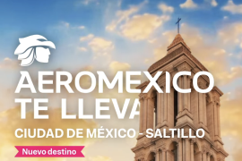 La aerolínea confirmó la apertura de la ruta Ciudad de México-Saltillo, la cual contará con dos frecuencias diarias a partir del 18 de marzo de 2027.