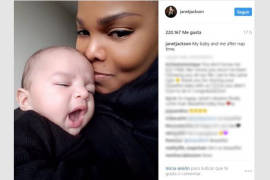 Janet Jackson y la primera foto de su hijo