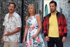 Luis Gerardo Méndez, Jennifer Aniston y Adam Sandler sorprenden en primer tráiler de ‘Misterio Abordo’ de Netflix