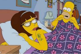 Una veinteañera ¿rompe el matrimonio de Homero y Marge?