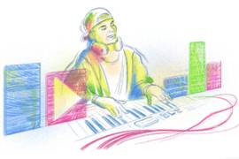 El buscador por excelencia, Google, homenajeó al DJ de música electrónica Avicii en el que sería su 32 cumpleaños con un doodle