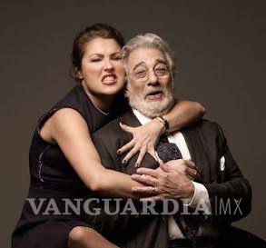 $!Ana Netrebko y Plácido Domingo.