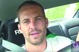 Video muestra a Paul Walker manejando a alta velocidad