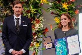 Los organizadores dijeron que ella había “hecho todo lo posible para asistir a la ceremonia de hoy”, pero que “su viaje implicaba un peligro extremo”.