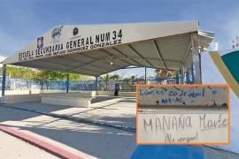 Las pintas en sanitarios fueron atribuidas a retos virales que afectan la convivencia de la comunidad educativa.