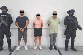 Los presuntos fueron detenidos en tres operativos distintos en los municipios de Guadalupe, Juárez y Apodaca