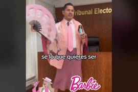 Baena Saucedo compartió un divertido video donde se le ve vistiendo un atuendo al estilo Barbie.