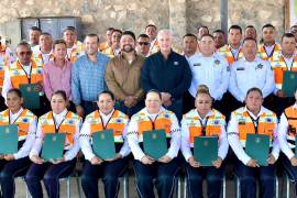 El Presidente Municipal destacó la voluntad de los agentes por buscar superarse y auxiliar a la ciudadanía.