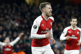 ¡Aguas famosos! Ramsey anotó con el Arsenal y fue un golazo de taquito