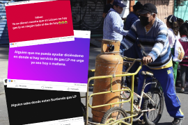 La incertidumbre se ha reflejado en diferentes redes sociales, testimonios mediante fotografías también reflejan el problema del gas. | FOTO: VANGUARDIA