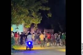 Un grupo de pobladores atacó a los presuntos asesinos.