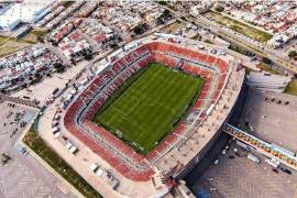 Vista general del ahora llamado Estadio Libertad Financiera, casa del Atlético de San Luis.