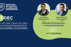 La UAdeC ofrecerá en agosto un curso especializado para fortalecer las habilidades de análisis y resolución de situaciones complejas entre su personal académico.