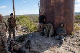 Los seis mexicanos fueron trasladados a una estación de la Patrulla Fronteriza tras ser localizados por agentes del Sheriff.